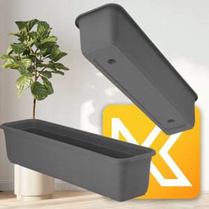 Kadax KADAX Doniczka Skrzynka Balkonowa 60cm Antracyt 5