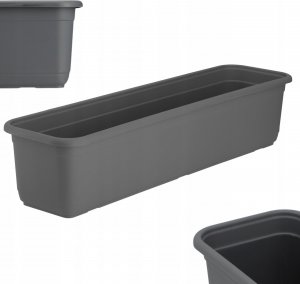 Kadax KADAX Doniczka Skrzynka Balkonowa 60cm Antracyt 10