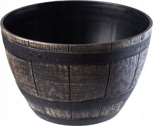 Kadax Doniczka Donica Okrągła Na Kwiaty 40cm Ciemny Brąz 2