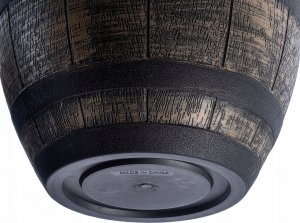 Kadax Doniczka Donica Okrągła Na Kwiaty 40cm Ciemny Brąz 4