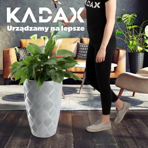 Kadax Donica Wysoka Doniczka Z Wkładem Ogrodowa 58,5cm 2