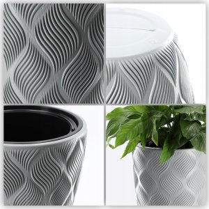 Kadax Donica Wysoka Doniczka Z Wkładem Ogrodowa 58,5cm 5