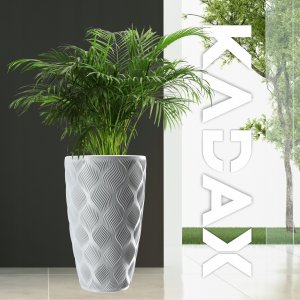 Kadax Donica Wysoka Doniczka Z Wkładem Ogrodowa 58,5cm 7