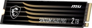 Dysk SSD MSI Spatium M480 Pro 2TB M.2 2280 PCI-E x4 Gen4 NVMe (S78-440Q600-P83) 4