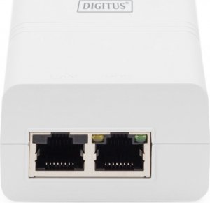 Ładowarka Digitus Zasilacz/Adapter PoE DIGITUS 802.3af max. 48V 15.4W Gigabit aktywny, biały 3