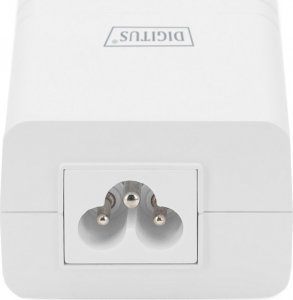 Ładowarka Digitus Zasilacz/Adapter PoE+ DIGITUS 802.3at max. 52V 30W Gigabit aktywny, biały 4
