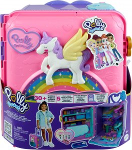 Mattel[PRODUKT WYCOFANY] Lalki Barbie [Mattel] Polly Pocket Wakacyjny kurort Zestaw Walizka (HKV43) 2
