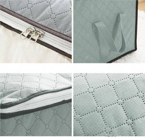 Aptel POKROWEC na POŚCIEL Przechowywanie Ubrań Pościeli szary AG900 3