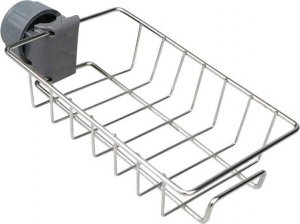 Aptel Kuchenny ORGANIZER zawieszany na kran 10x5cm srebrny AG901 3