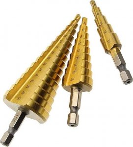 Wiertło Aptel Komplet WIERTEŁ ze stali Szybkotnącej HSS 3 sztuki NZ16 2