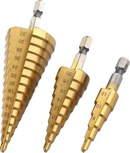 Wiertło Aptel Komplet WIERTEŁ ze stali Szybkotnącej HSS 3 sztuki NZ16 6