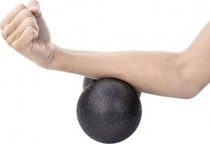 Aptel Podwójna PIŁKA do ROLLOWANIA do Masażu Mięśni Fitness 12x6cm FT31E 4