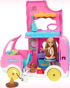 Lalka Barbie Mattel  Kamper Chelsea Zestaw 2w1 (HNH90) 1
