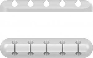 Organizer Aptel WIESZAK na Kable Organizer na 5 Kabli biały AG847A 4