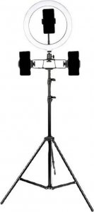 Lampa pierścieniowa Aptel LED RGB + Tripod + Pilot 210cm ZD67D 2