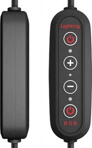 Lampa pierścieniowa Aptel LED RGB + Tripod + Pilot 210cm ZD67D 5