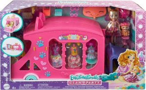 Mattel Enchantimals Mobilne studio mody Zestaw + lalka Kotek (HPB34) 1