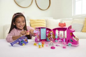 Mattel Enchantimals Mobilne studio mody Zestaw + lalka Kotek (HPB34) 5