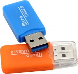 Czytnik Aptel Czytnik Kart Pamięci microSD/TF w formie pendrivea USB AK242B 2