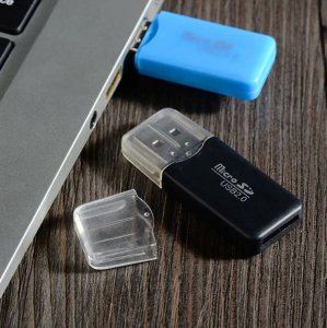 Czytnik Aptel Czytnik Kart Pamięci microSD/TF w formie pendrivea USB AK242B 3