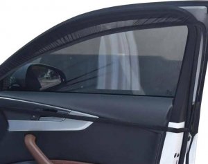 Aptel Przeciwsłoneczne MOSKITIERY Samochodowe 4sztuki czarne AG936A 7