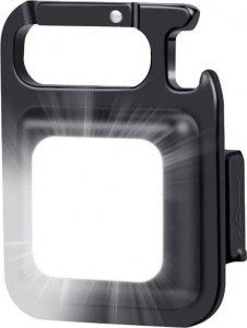 Latarka Aptel Kompaktowa LATARKA ze Stojakiem COB LED 6W czarna ZD100 2