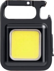 Latarka Aptel Kompaktowa LATARKA ze Stojakiem COB LED 6W czarna ZD100 3