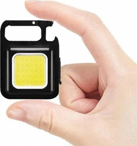 Latarka Aptel Kompaktowa LATARKA ze Stojakiem COB LED 6W czarna ZD100 8