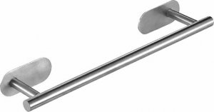 Aptel Stalowy UCHWYT na Ręcznik Ścierkę Naścienny 40cm srebrny AG945 2