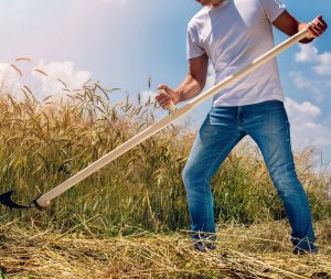 Kadax Kosisko Do Kosy Ogrodowej Ręcznej Drewniane 175 cm 2