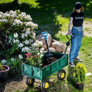 Kadax Wózek ogrodowy z obciążeniem do 300kg 4