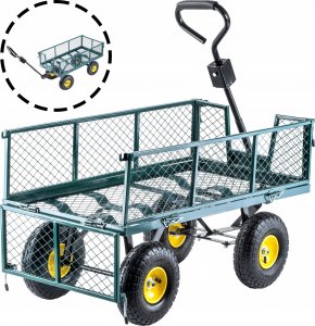 Kadax Wózek ogrodowy z obciążeniem do 300kg 5