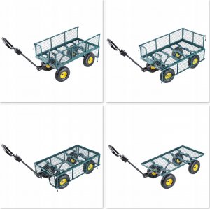 Kadax Wózek ogrodowy z obciążeniem do 300kg 6