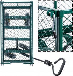 Kadax Wózek ogrodowy z obciążeniem do 300kg 7