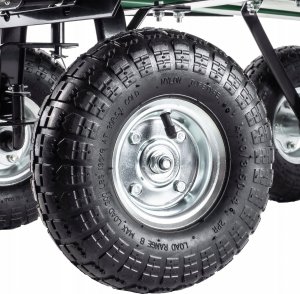 Kadax Wózek Ogrodowy Transportowy Taczka Wywrotka 300kg 6