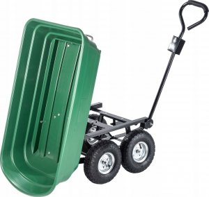 Kadax Wózek Ogrodowy Transportowy Taczka Wywrotka 300kg 9