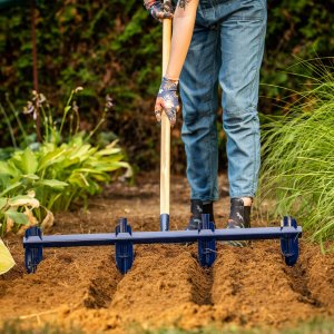 Kadax Znacznik Ogrodowy Do Roli Sadzenia 4-Zębny 80 cm 3