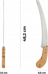 Kadax Ogrodowa Piła Do Cięcia Gałęzi Drzew Konarów Ostra 3