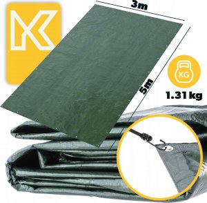 Plandeka Kadax Plandeka Gruba Mrozoodporna Plandeki Płachta 3x5M 3