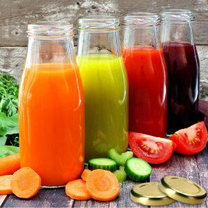 Kadax KADAX 10x Zakrętki fi33 Wieczka Do Butelek Sok 4