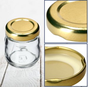 Kadax Zakrętki Wieczka Do Słoików Butelek 200 szt fi 43 2