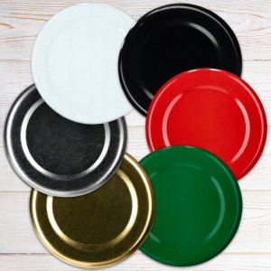 Kadax Zakrętki Wieczka Do Słoików Butelek 200 szt fi 43 10