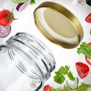 Kadax Zakrętki Do Słoików Butelek Wieczka 10 szt fi 53 9