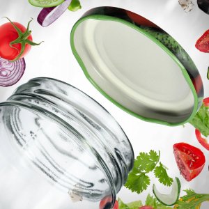 Kadax Zakrętki Do Słoików Nakrętki Wieczka 10 szt fi 66 5