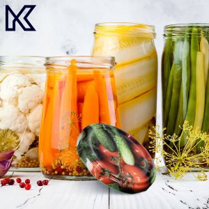 Kadax Zakrętki Do Słoików Nakrętki Wieczka 10 szt fi 66 6