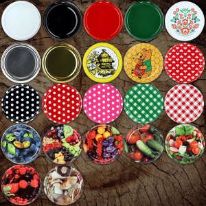 Kadax Zakrętki Do Słoików Nakrętki Wieczka 10 szt fi 66 7