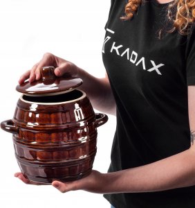 Kadax Beczka do Kiszenia Kapusty Ogórków 2,5L 2