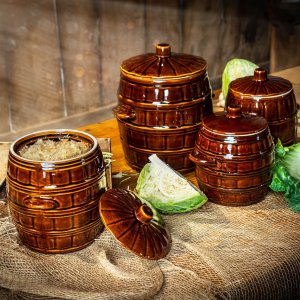 Kadax Beczka do Kiszenia Kapusty Ogórków 2,5L 8