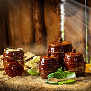 Kadax Beczka do Kiszenia Kapusty Ogórków 2,5L 10