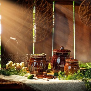 Kadax Beczka Garnek do Kiszenia Kamionka 2,7L 7